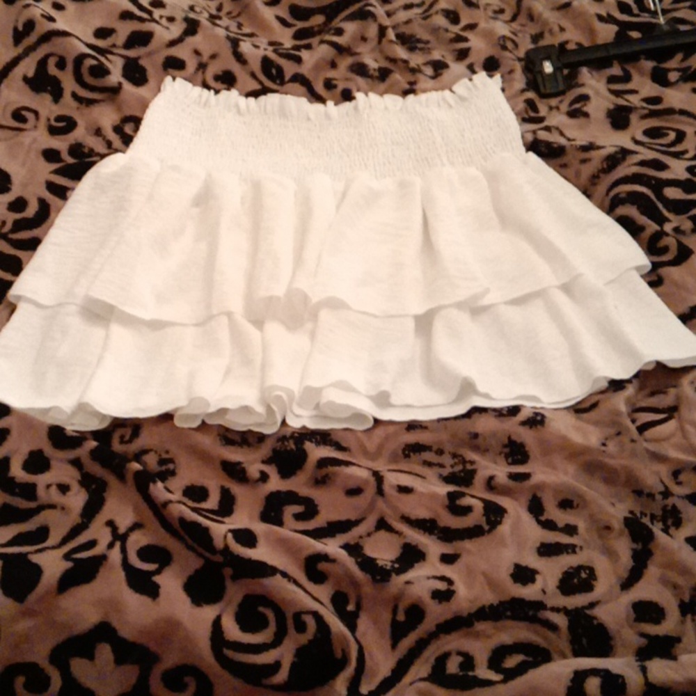 Cute Shein Strapless Ruffle Top - Picture 3 of 4
